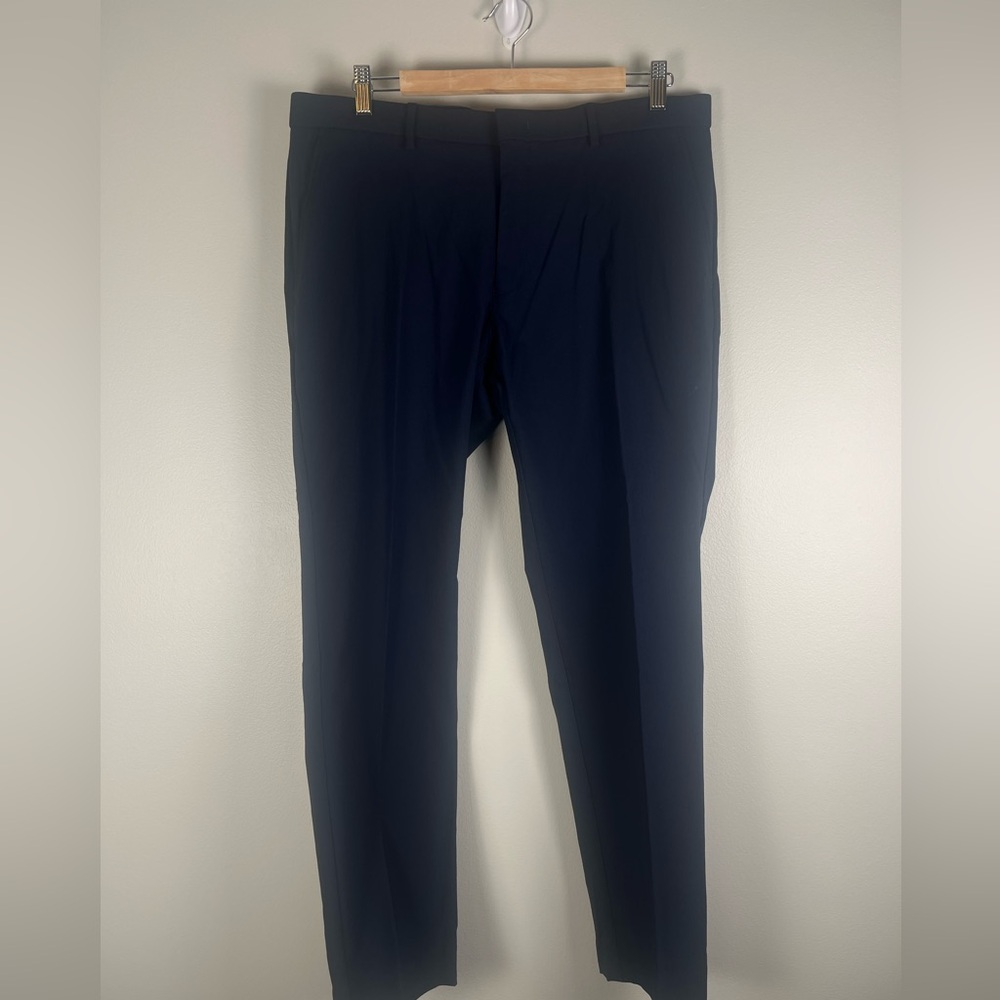 Tommy Hilfiger Pants Tate Navy Blue 35W X 30L Flex Stretch Wrinkle Resistant NWT